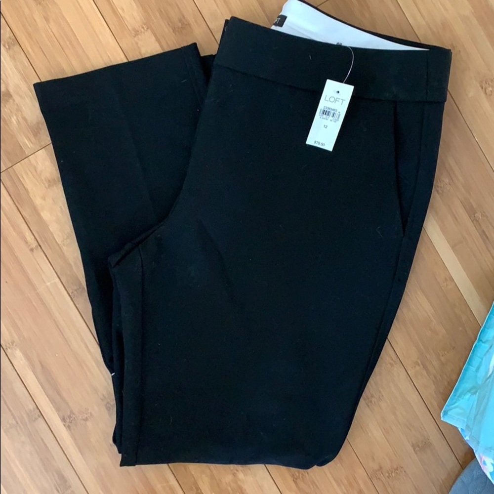 Loft—Black Work pants size 12 Marisa style